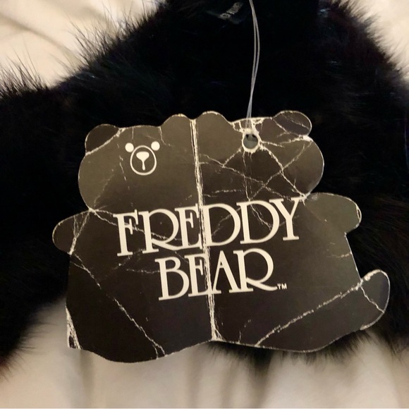 Mink Teddy Bear w/Diamond Belly Button EXCELLENT VINTAGE CONDITION!